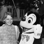 Jodie Foster With Mickey Mouse