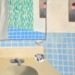 Bathroom, 2011, oil on canvas, 16 x 20 inches